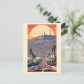 Hollywood California ポストカード (スタンド正面)