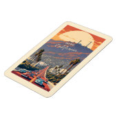 Hollywood California マグネット (左側)