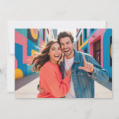 Hollywood Cinematic Film Clapperboard Wedding 招待状 (裏面)