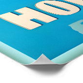 Hollywood Florida Broward County Travel Poster ポスター (角)