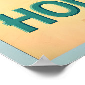 Hollywood Florida Gold Coast Pin Up Travel Poster ポスター (角)