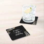 Hollywood Glam Coaster スクエアペーパーコースター (インサイチュ)