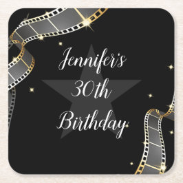 Hollywood Glam Coaster スクエアペーパーコースター