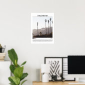 Hollywood - Los Angeles (United State) ポスター (ホームオフィス)