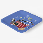 Hollywood Movie Theme Plate ペーパープレート (傾斜あり)