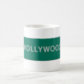 Hollywood roadsign コーヒーマグカップ (中央)