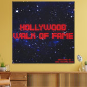 hollywood, walk of fame キャンバスプリント (インサイチュ (リビング))