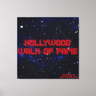 hollywood, walk of fame キャンバスプリント