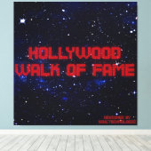 hollywood, walk of fame キャンバスプリント (インサイチュ (ウッドフロア))