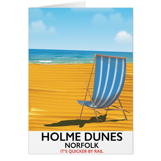 Holme Dunes Norfolk トラベルポスター (正面)
