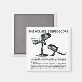 Holmes Stereoscope広告 – ヴィンテージ マグネット (正面/裏面)