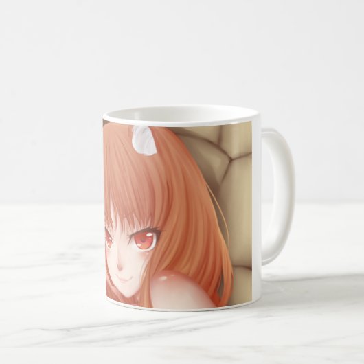 Holoのスパイスおよびオオカミのマグ コーヒーマグカップ (正面右)
