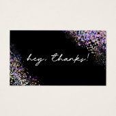 Holoグリッター感謝していロゴ割引カード挿入の追加 (正面)