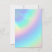 Holo フェイク Thank カラフル Media Insert (裏面)