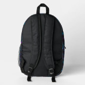 Holo Grid City Backpack プリントバックパック (裏面)