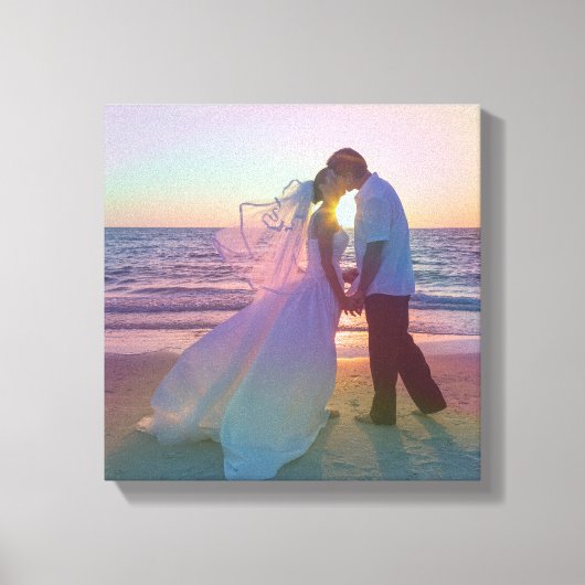 Holo Rainbow Overlay結婚の写真 キャンバスプリント (正面)