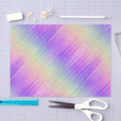 holo rainbow pinstried : 薄葉紙 (クラフト)