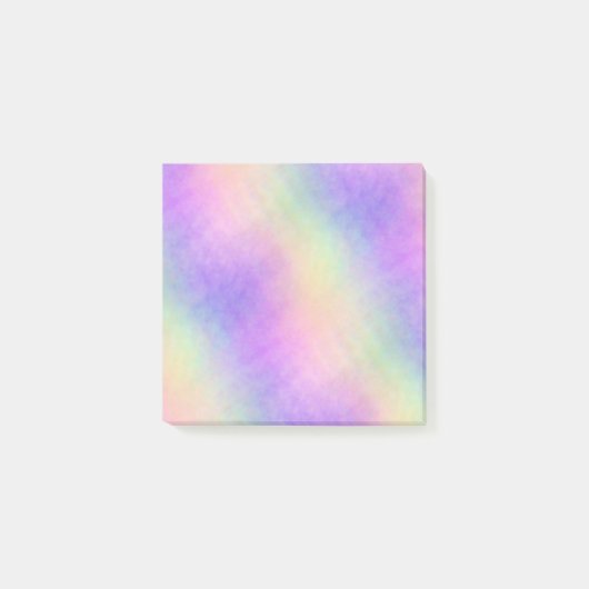 holo rainbow soft グラデーション : ポストイット (正面)