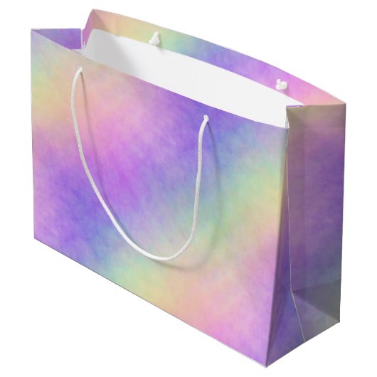 holo rainbow soft グラデーション : ラージペーパーバッグ (裏面アングル)