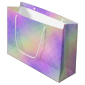 holo rainbow soft グラデーション : ラージペーパーバッグ (正面アングル)