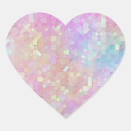 holo sparkle mosaic : ハートシール