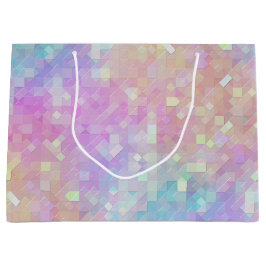 holo sparkle mosaic : ラージペーパーバッグ