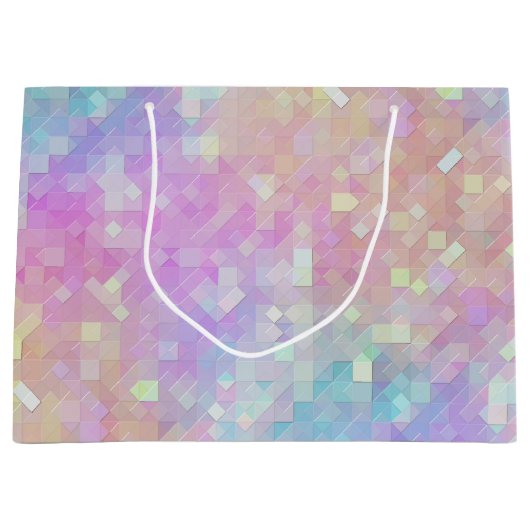 holo sparkle mosaic : ラージペーパーバッグ (正面)