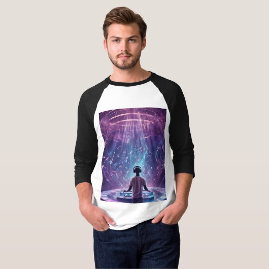 HoloBeats: Holographic AmphitheaterのDJ Tシャツ (正面フル)