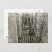 Holocaust Memorial (Denkmal), Berlin (j5sepia) ポストカード (正面/裏面)