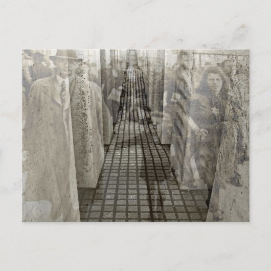 Holocaust Memorial (Denkmal), Berlin (j5sepia) ポストカード (正面)