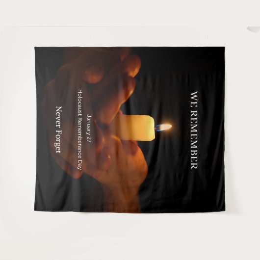Holocaust Remembrance Day タペストリー (正面(横))