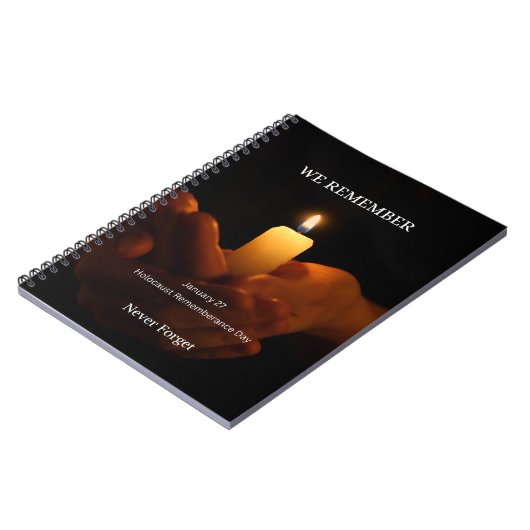 Holocaust Remembrance Day ノートブック (左側)