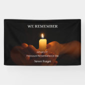 Holocaust Remembrance Day 横断幕 (横)