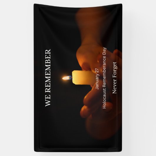 Holocaust Remembrance Day 横断幕 (縦)