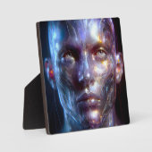 Holografisch Transparenter Menschlicher Kopf フォトプラーク (正面)