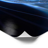 Holografisch Transparenter Menschlicher Kopf ポスター (コーナー)