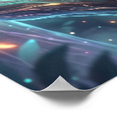 Hologram Koala Neon Canopy ポスター (角)