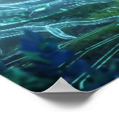 Hologram Stag Electric Forest ポスター (角)