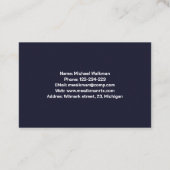 Holograma para artistas y diseñadores profesional 名刺 (裏面)