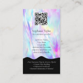 Holograph Luxury Hair Stylist Extensions Wig Photo 名刺 (裏面)