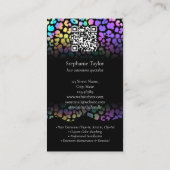 Holograph Luxury Hair Stylist Extensions Wig Photo 名刺 (裏面)