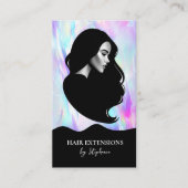 Holograph Luxury Hair Stylist Extensions Wig Photo 名刺 (正面)