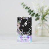 Holograph Luxury Hair Stylist Extensions Wig Photo 名刺 (スタンド正面)