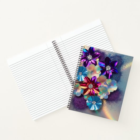 Holographic Bloom Sparkle Notebook ノートブック (内部)