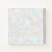 Holographic Boho Arch Celestial Crescent Moon ノートブック (裏面)