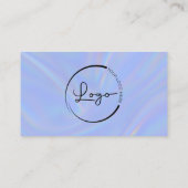 Holographic Business Logo Social Media 名刺 (裏面)