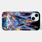 "Holographic Crystal Pattern iPhone 15 Case Case-Mate iPhoneケース (裏面 (横))