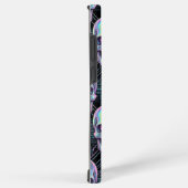 Holographic Cyber Skull Circuit Pattern Phone Case Samsung Galaxyケース (右側面)