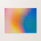 Holographic Foil Colorful Vibrant Abstract ジグソーパズル (横)