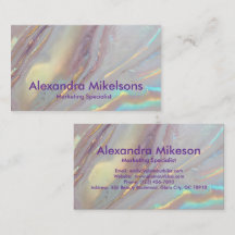 Holographic Gold Marble